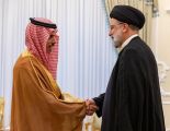 رئيس إيران يستقبل وزير الخارجية فيصل بن فرحان بطهران
