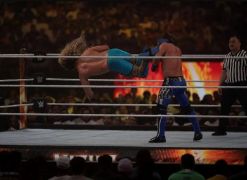 سيث رولينز يرفع حزام العالم للوزن الثقيل في WWE ليلة الأبطال