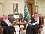 محافظ جدة يستقبل رئيس هيئة الهلال الأحمر السعودي
