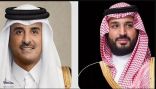 ولي العهد يتلقى اتصالاً هاتفياً من أمير قطر هنأه خلاله بقرب حلول عيد الفطر المبارك