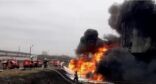 روسيا: حريق بمستودع للنفط في بيلغورود بعد هجوم أوكراني