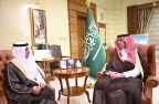 الأمير سعود بن جلوي يستقبل الرئيس التنفيذي لشركة المياه الوطنية