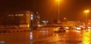 أمطار متفرقة على محافظة وادي الدواسر